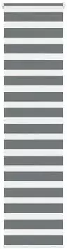 vidaXL Doppelrollo dunkelgrau 55x200cm, Polyester (4014148)