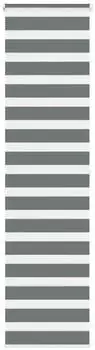 vidaXL Doppelrollo dunkelgrau 70x200cm, Polyester (4014151)