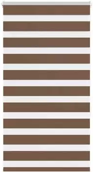 vidaXL Doppelrollo braun 80x150cm, Polyester (4014335)