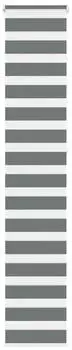 vidaXL Doppelrollo dunkelgrau 45x230cm, Polyester (4014172)
