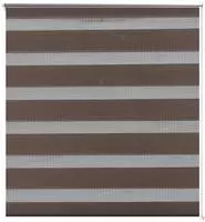 vidaXL Zebra-Rollo 80,9 x 150 cm, Stoffbreite 76,7 cm, Kaffeebraun