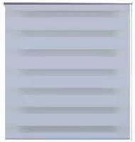 vidaXL Zebra-Rollo 70,9 x 120 cm, Stoffbreite 66,7 cm, Wei&szlig;