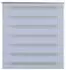 vidaXL Zebra-Rollo 70,9x120 cm, Stoffbreite 66,7 cm, weiß