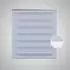 vidaXL Zebra-Rollo 70,9x120 cm, Stoffbreite 66,7 cm, weiß