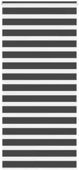 vidaXL Doppelrollo schwarz 95x230cm, Stoffbreite 90,9cm, Polyester (4014286)