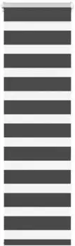 vidaXL Doppelrollo schwarz 55x100cm, Polyester (4014200)