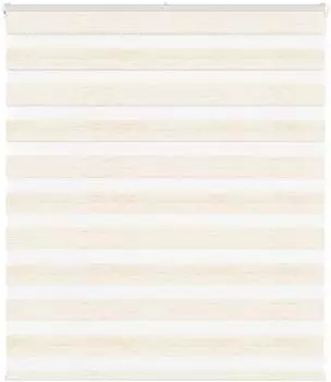 vidaXL Doppelrollo marmorbeige 120x100cm, Polyester (4014629)