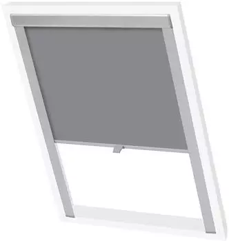 vidaXL Verdunklungsrollo für Dachfenster grau M06/306 (131269)
