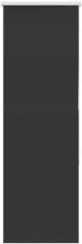 vidaXL Verdunkelungsrollo schwarz 45x130cm, Polyester (4010831)