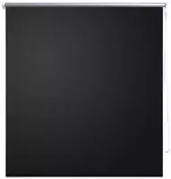 vidaXL Verdunkelungsrollo 84,4 x 230 cm, Stoffbreite 80 cm, schwarz