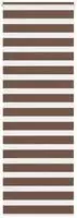 vidaXL Doppelrollo Braun 80x200 cm Stoffbreite 75,9 cm Polyester