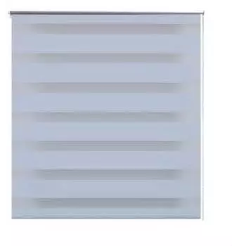vidaXL Zebra-Rollo 50,9x100cm, Stoffbreite 46,7cm, weiß (240186)