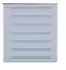 vidaXL Zebra-Rollo 50,9x100cm, Stoffbreite 46,7cm, weiß (240186)