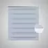 vidaXL Zebra-Rollo 50,9x100cm, Stoffbreite 46,7cm, weiß (240186)