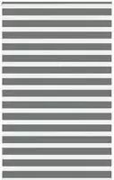 vidaXL Doppelrollo Dunkelgrau 140x230 cm Stoffbreite 135,9 cm Polyester