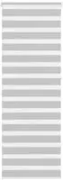 vidaXL Doppelrollo Hellgrau 80x230 cm Stoffbreite 75,9 cm Polyester