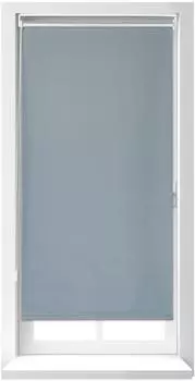 Relaxdays Thermorollo Klemmfix blickdicht, grau, 56x160cm