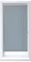 Relaxdays Thermorollo Klemmfix blickdicht, grau, 56x160cm