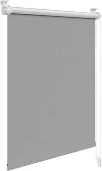 Woltu Verdunklungsrollo Thermorollo Klemmfix ohne Bohren, 90x210cm, grau