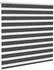 vidaXL Doppelrollo schwarz 150x150cm, Polyester (4014245)