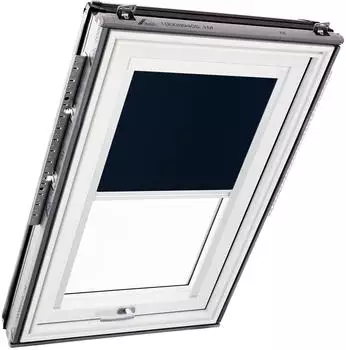Roto Verdunklungsrollo ZRV nachtblau, 65x118cm, weiße Schiene, R6/R8 (ZRV M 065/118 R6R8 WV22)
