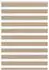 vidaXL Doppelrollo sandbraun 110x150cm, Polyester (4014549)