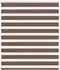 vidaXL Doppelrollo braun 120x100cm, Polyester (4014317)