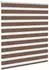 vidaXL Doppelrollo braun 120x100cm, Polyester (4014317)