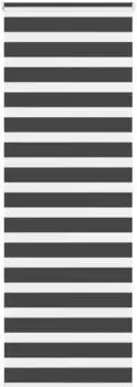 vidaXL Doppelrollo schwarz 80x200cm Polyester (4014257)