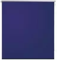 vidaXL Verdunkelungsrollo 44,4 x 100 cm, Stoffbreite 40 cm, Marineblau