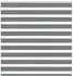 vidaXL Doppelrollo dunkelgrau 140x150cm, Polyester (4014139)