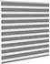 vidaXL Doppelrollo dunkelgrau 140x150cm, Polyester (4014139)
