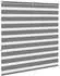 vidaXL Doppelrollo dunkelgrau 140x150cm, Polyester (4014139)