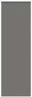 vidaXL Verdunkelungsrollo Grau 65x230 cm Stoffbreite 60,7 cm Polyester