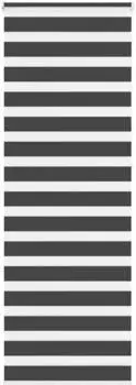 vidaXL Doppelrollo schwarz 70x230cm, Polyester (4014281)
