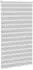 vidaXL Doppelrollo hellgrau 125x200cm, Polyester (4014474)