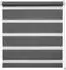 Gardinia Duo-Klemmrollo 100x150cm anthrazit