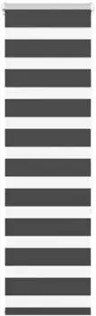 vidaXL Doppelrollo schwarz 50x150cm, Polyester (4014225)