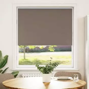 vidaXL Verdunkelungsrollo kaffeebraun 115x150cm Stoffbreite 110,7cm (4011001)