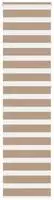 vidaXL Doppelrollo Sandbraun 60x230 cm Stoffbreite 55,9 cm Polyester