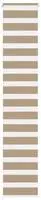 vidaXL Doppelrollo Sandbraun 40x230 cm Stoffbreite 35,9 cm Polyester