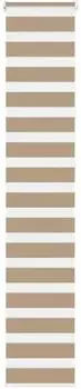 vidaXL Doppelrollo sandbraun 40x230cm, Polyester (4014587)