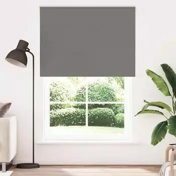 vidaXL Verdunkelungsrollo 160x230cm, grau, Polyester (4011218)