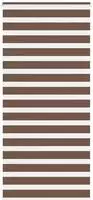 vidaXL Doppelrollo Braun 105x200 cm Stoffbreite 100,9 cm Polyester