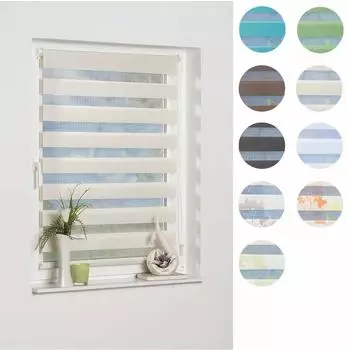 K-home Doppelrollo Maringa Klemmfix 40 x 150 cm