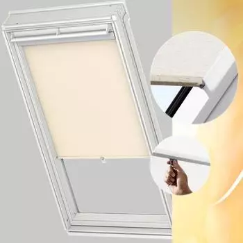 Velux Sichtschutz-Rollo mit Haltekrallen RHL PK00