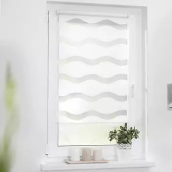 Lichtblick Duo Rollo Welle Klemmfix 100x150cm