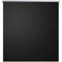 vidaXL Verdunkelungsrollo 84,4 x 175 cm, Stoffbreite 80 cm, schwarz