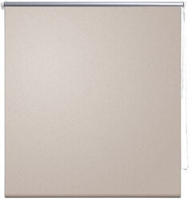 vidaXL Verdunkelungsrollo 104,4 x 175 cm, Stoffbreite 100 cm, Gebrochen Wei&szlig;