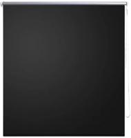 vidaXL Verdunkelungsrollo 124,4 x 230 cm, Stoffbreite 120 cm, schwarz